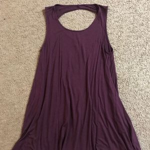 American Eagle Plum Babydoll Dress